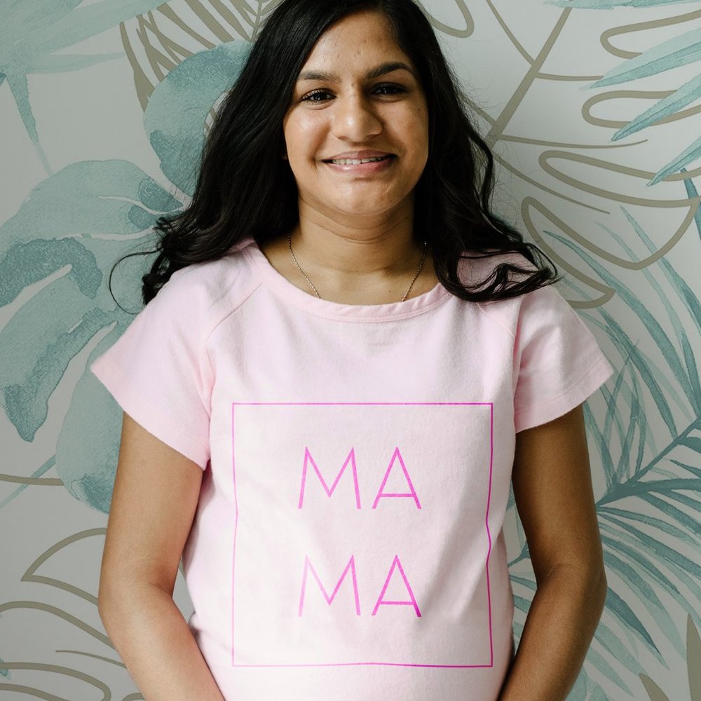 Cotton Hospital Maternity Gown - Mama in a Box (Pink)